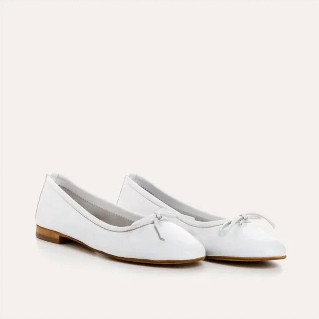 Reqins Carmen Cuir Sandal In Blanc