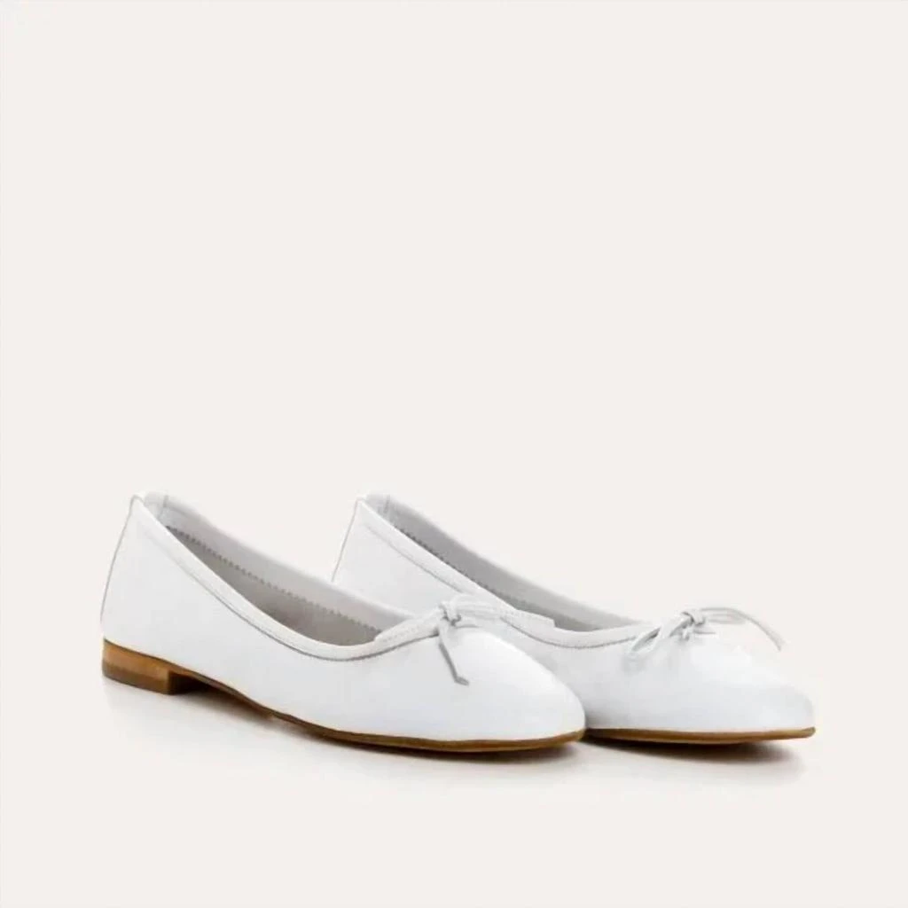 Reqins Carmen Cuir Sandal In Blanc 2