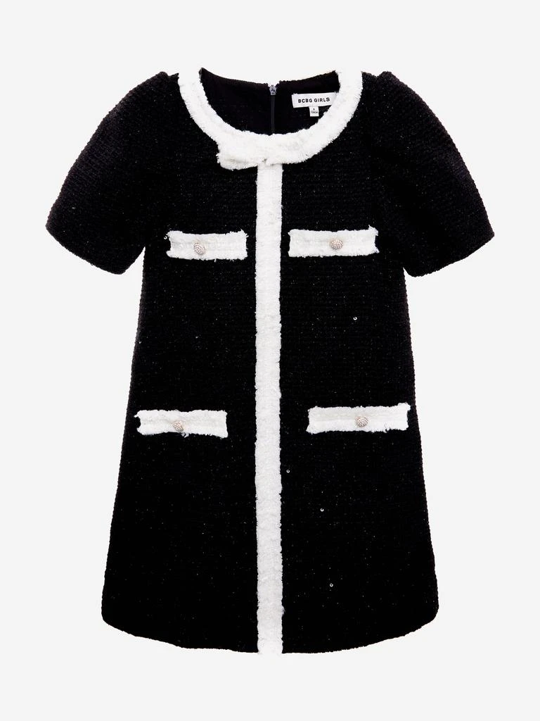 BCBG BCBG Girls Tweed Dress in Black 1