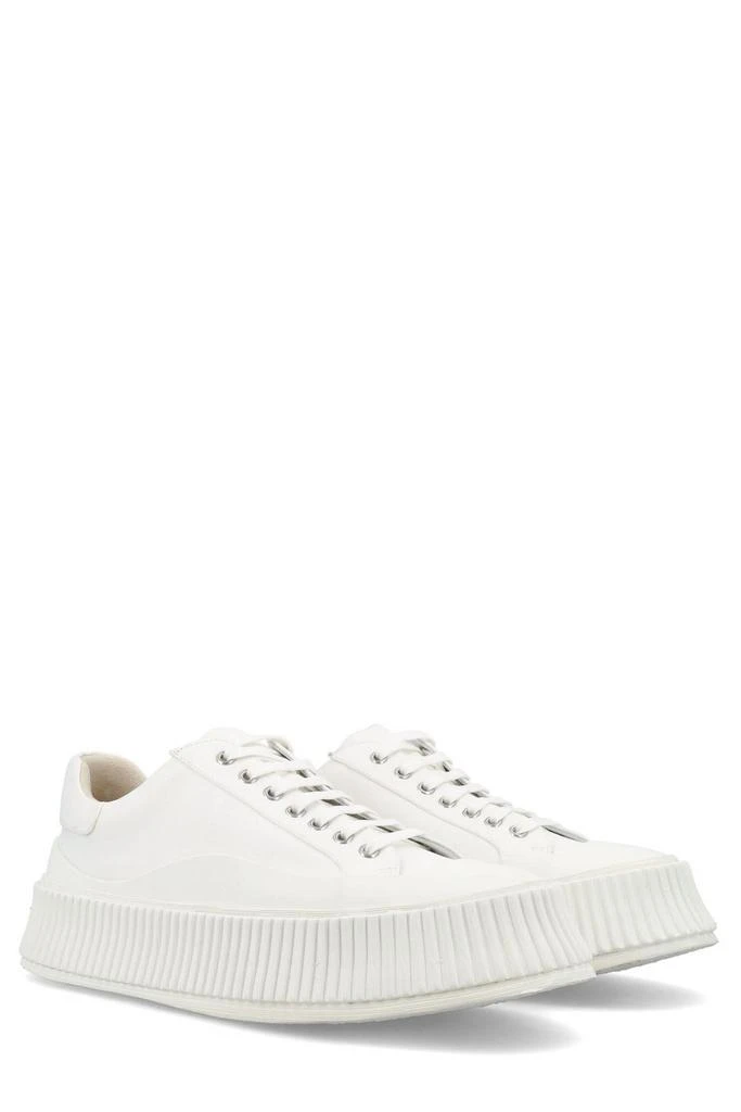 Jil Sander Jil Sander Round-Toe Lace-Up Sneakers 3