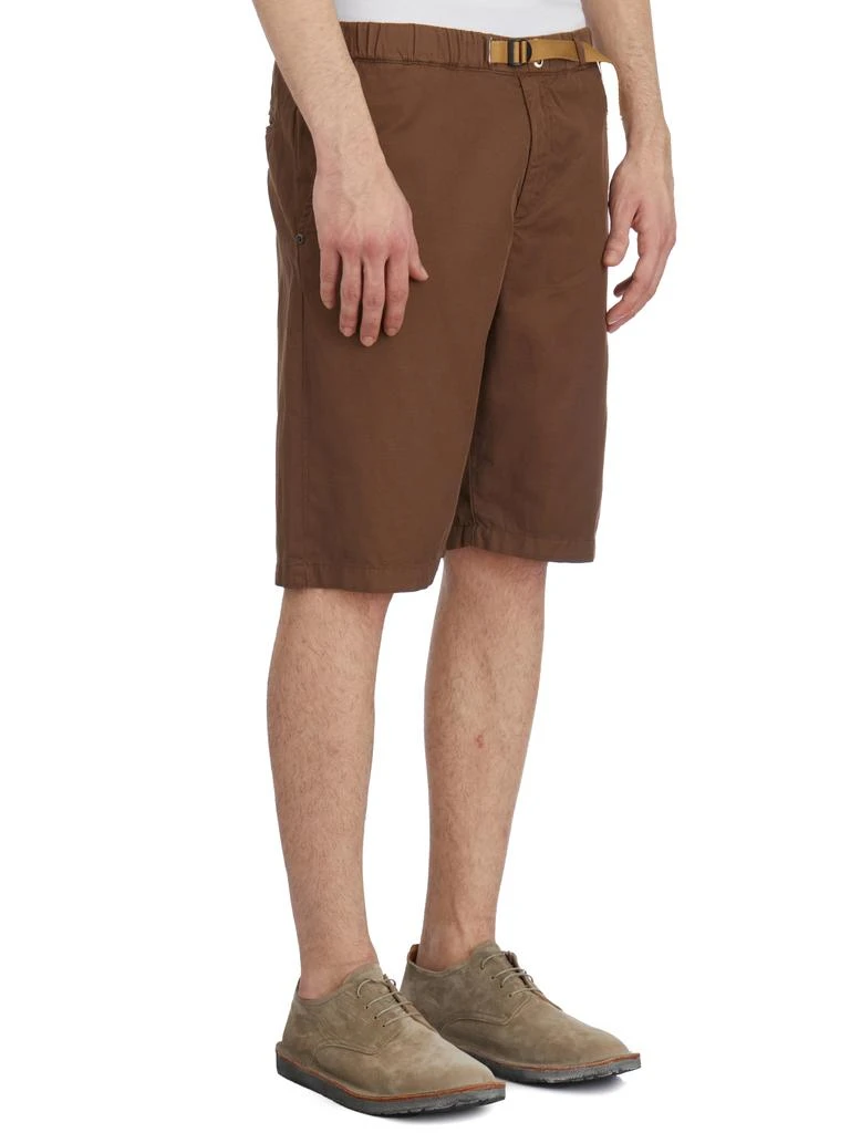 WHITE SAND COTTON AND LINEN BERMUDA SHORTS 2