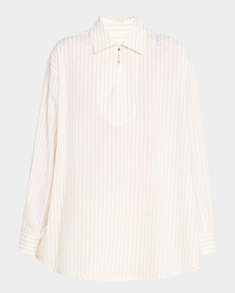 Marni Striped Collared Top 1