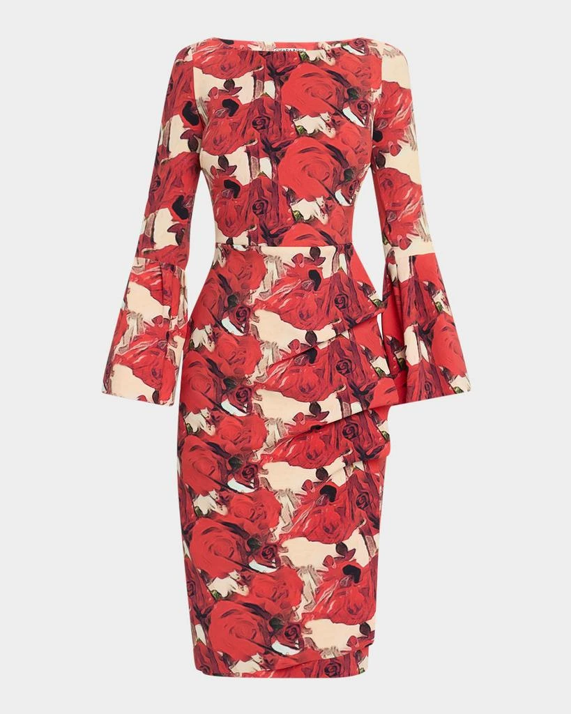 Ruched Floral-Print Bodycon Dress – On Sale Now with Up to 57% Off