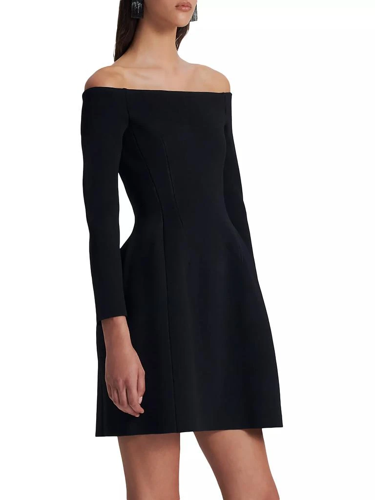 Scanlan Theodore Crepe Off-The-Shoulder Minidress - Dresses & Skirts - Free  Shipping - BeyondStyle