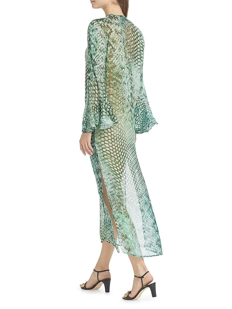 Silvia Tcherassi Aries Silk Kaftan Dress 5