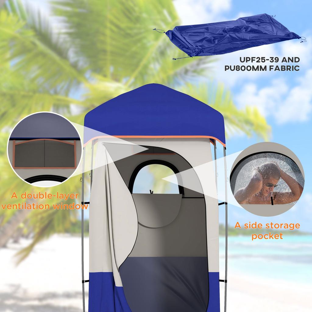 Streamdale Furniture Streamdale Portable Shower & Dressing Tent with Solar Shower