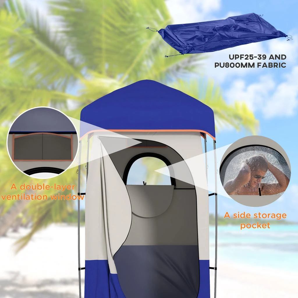 Streamdale Furniture Streamdale Portable Shower & Dressing Tent with Solar Shower 2