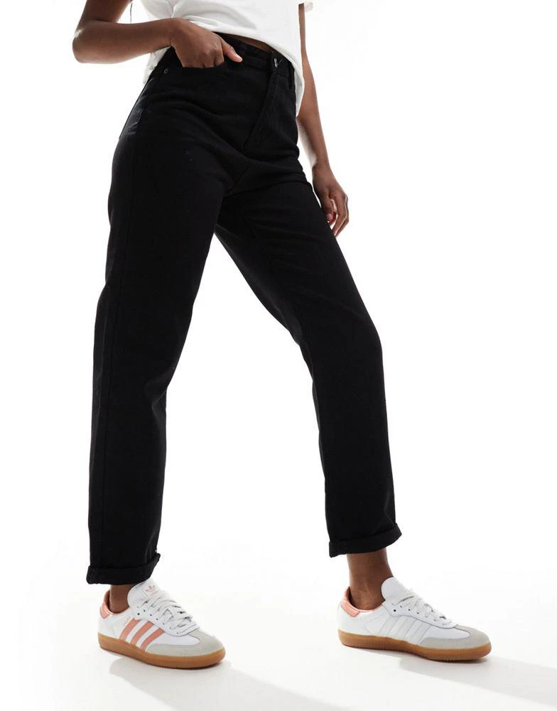 Don't Think Twice DTT Lou mom jeans in black 5