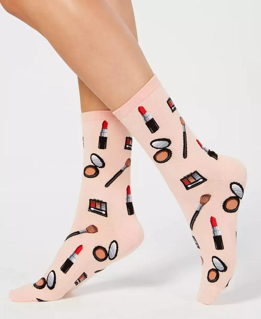 Hot Sox Women's Makeup Crew Socks 1