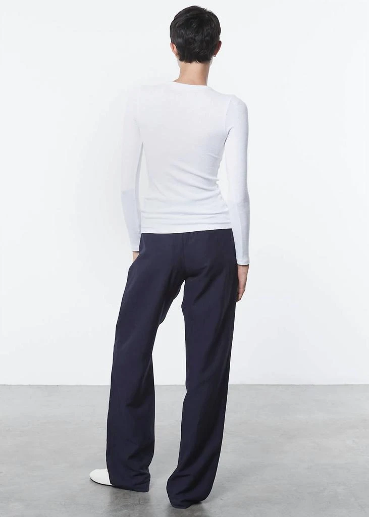 Enza Costa Enza Costa - Supima Cotton Oversize Long Sleeve Top 3