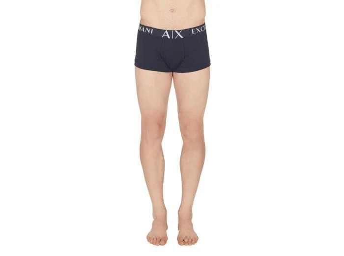 Armani Exchange Boxer En Tricot Pour Homme - Bleu Marine 1