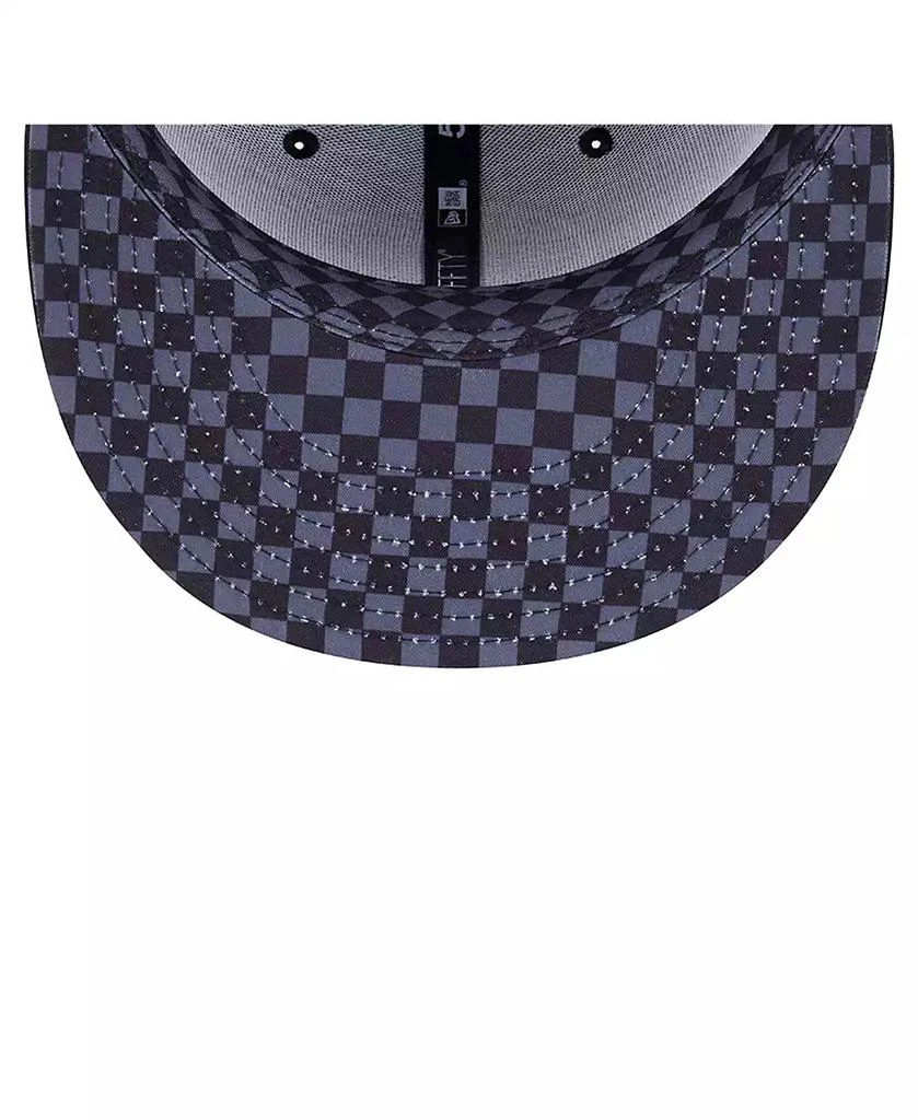New Era Men's Black New Orleans Saints Checkered 59FIFTY Fitted Hat 2