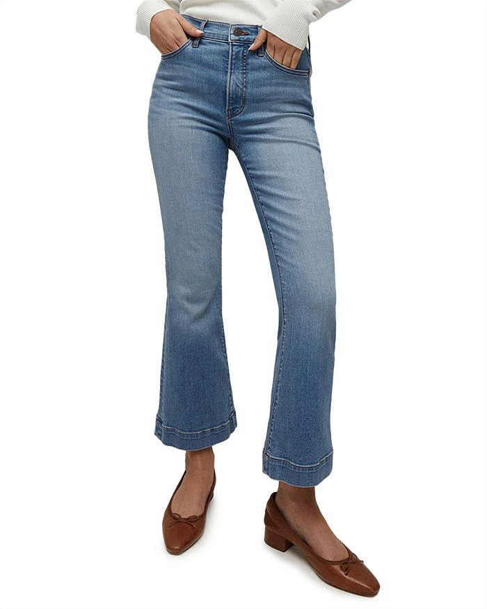 VERONICA BEARD Carson High Rise Ankle Flare Jeans in Amethyst 1