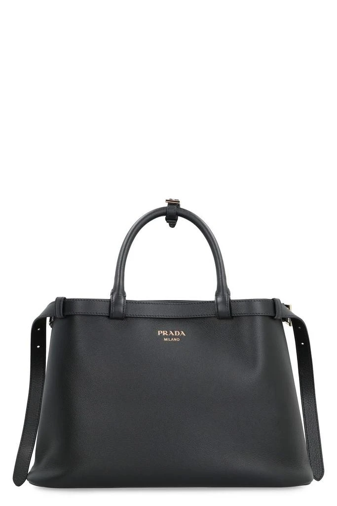 Prada Prada Prada Buckle Leather Bag 1