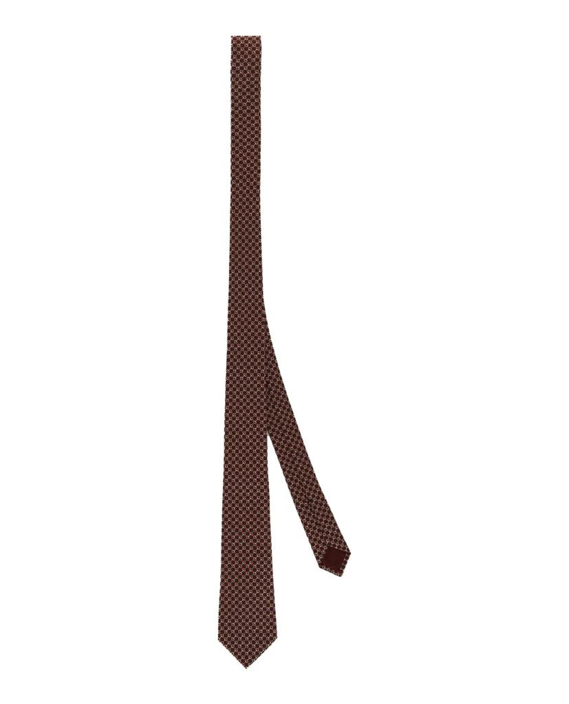 Gucci Horsebit Silk Jacquard Tie 2