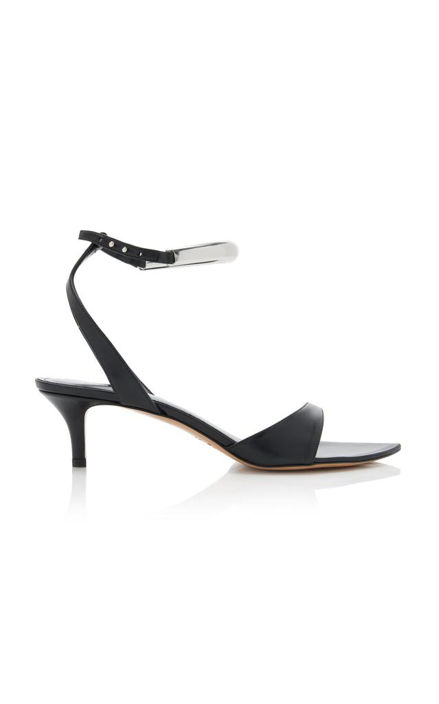 サンダル・ミュール Isabel Marant Black Leather Yluan Sandals ISABEL MARANT Black leather Yluan sandals - Sandals