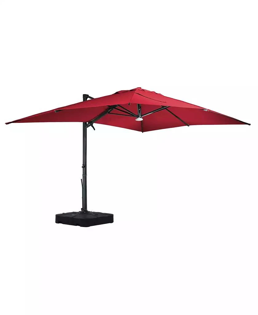 Boyel Living 10x13 ft. 360° Rotation Cantilever Patio Umbrella with BaseandBT
