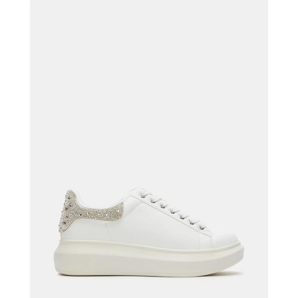 Steve Madden Steve Madden Gasp White/Black  GASP02S1 Women's 1