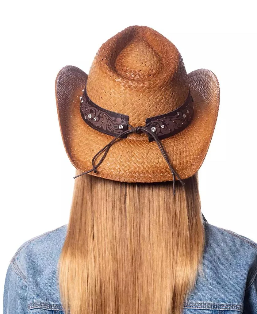 Epoch Hats Company Cowboy Hat with Trim Band and Studs 3
