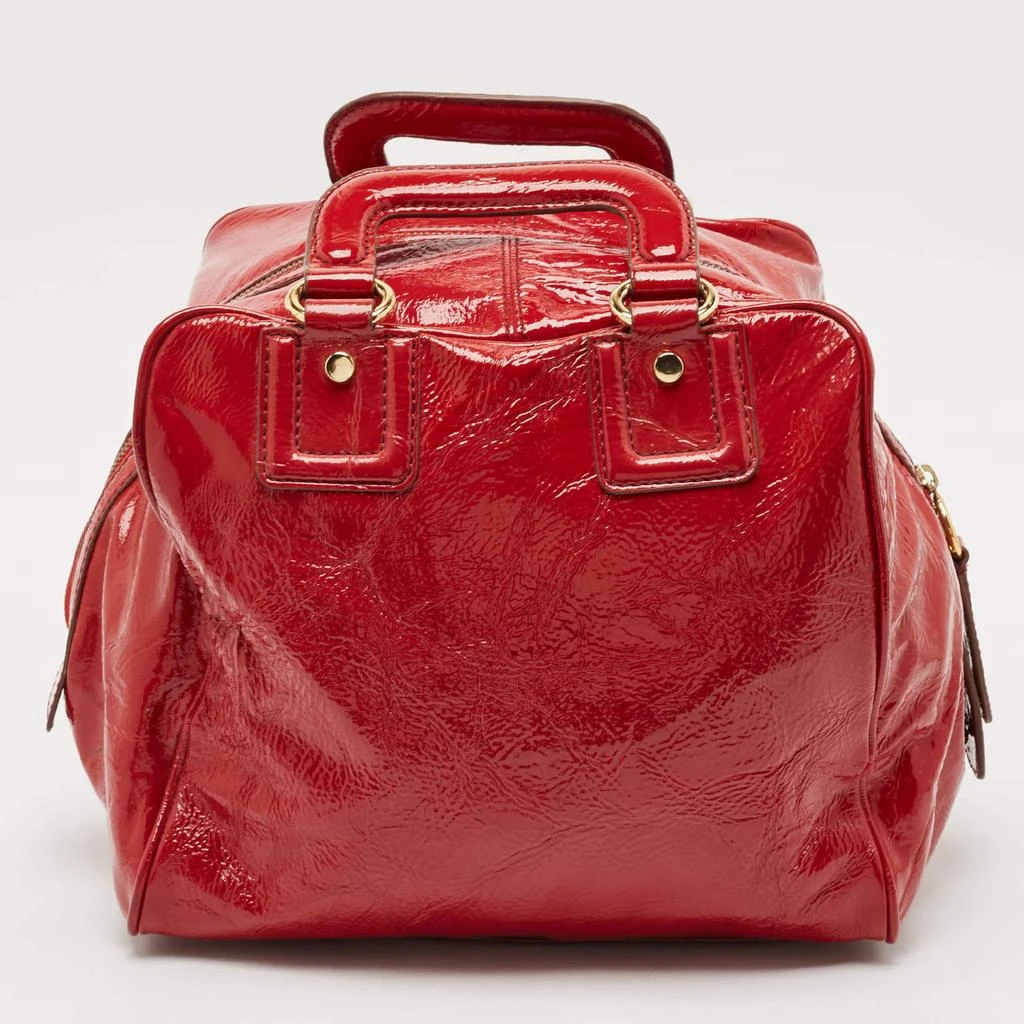 Dolce & Gabbana D&G Red Patent Leather Allyson Bag 4