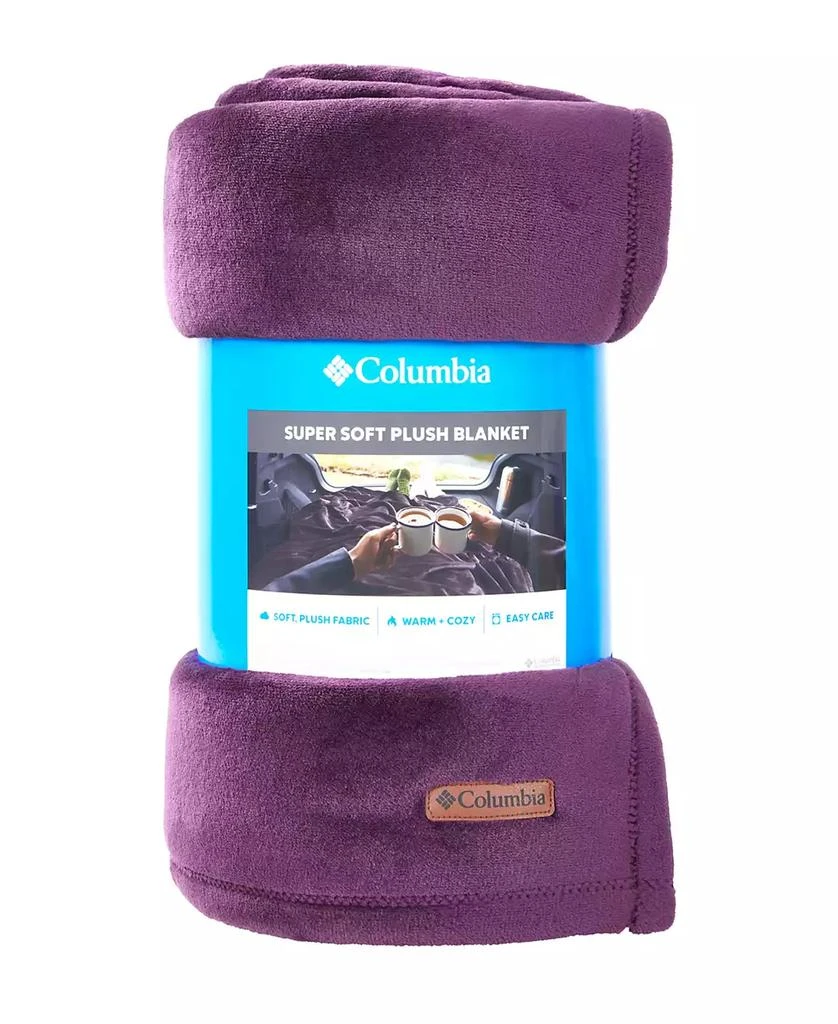 Columbia Super Soft Plush Fleece Blanket 4