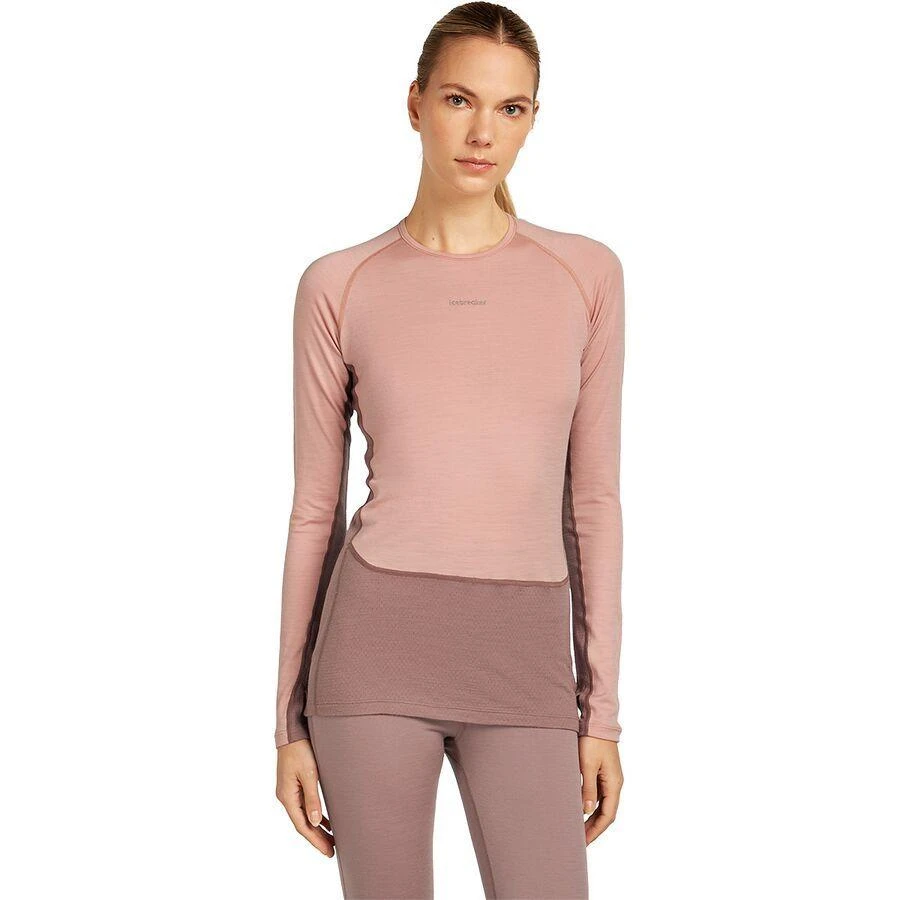 Icebreaker Merino 200 ZoneKnit Long-Sleeve Crew Baselayer Top - Women's