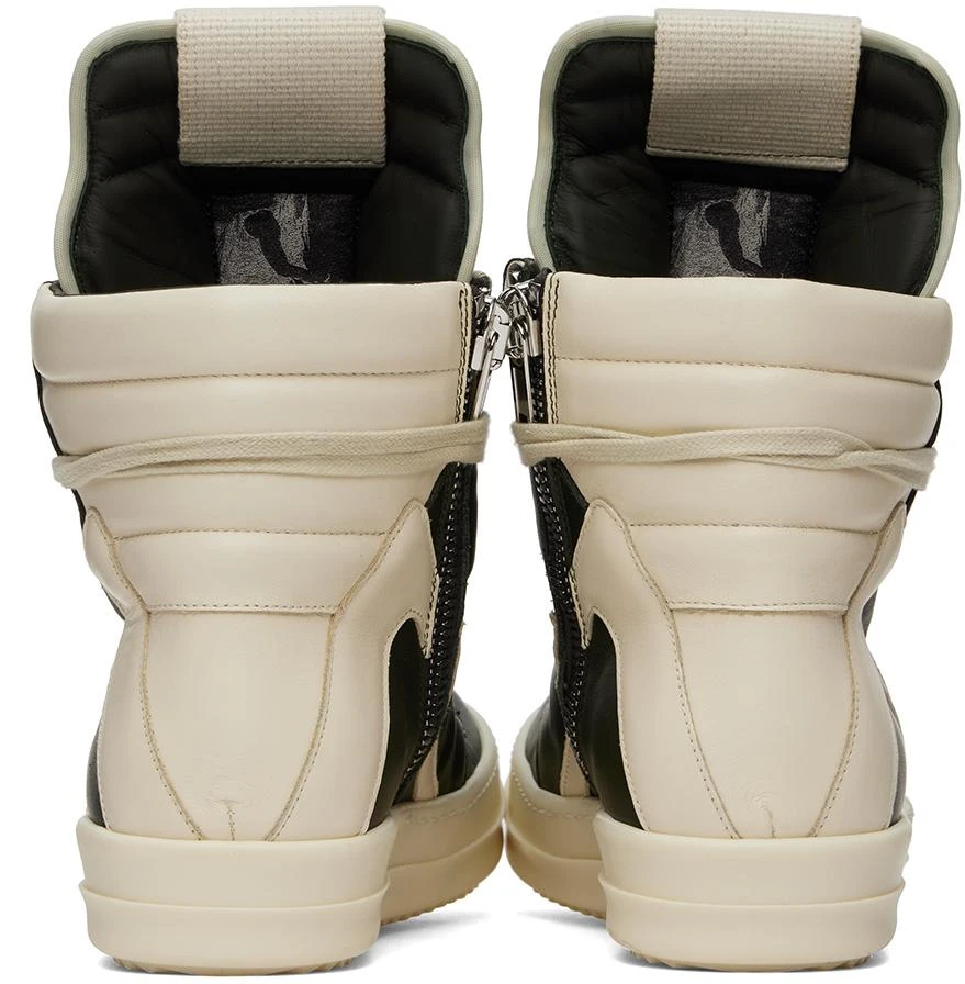Rick Owens Green & Off-White Porterville Geobasket Sneakers 2