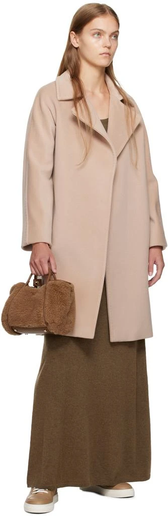 Max Mara Brown Scoop Neck Maxi Dress 4
