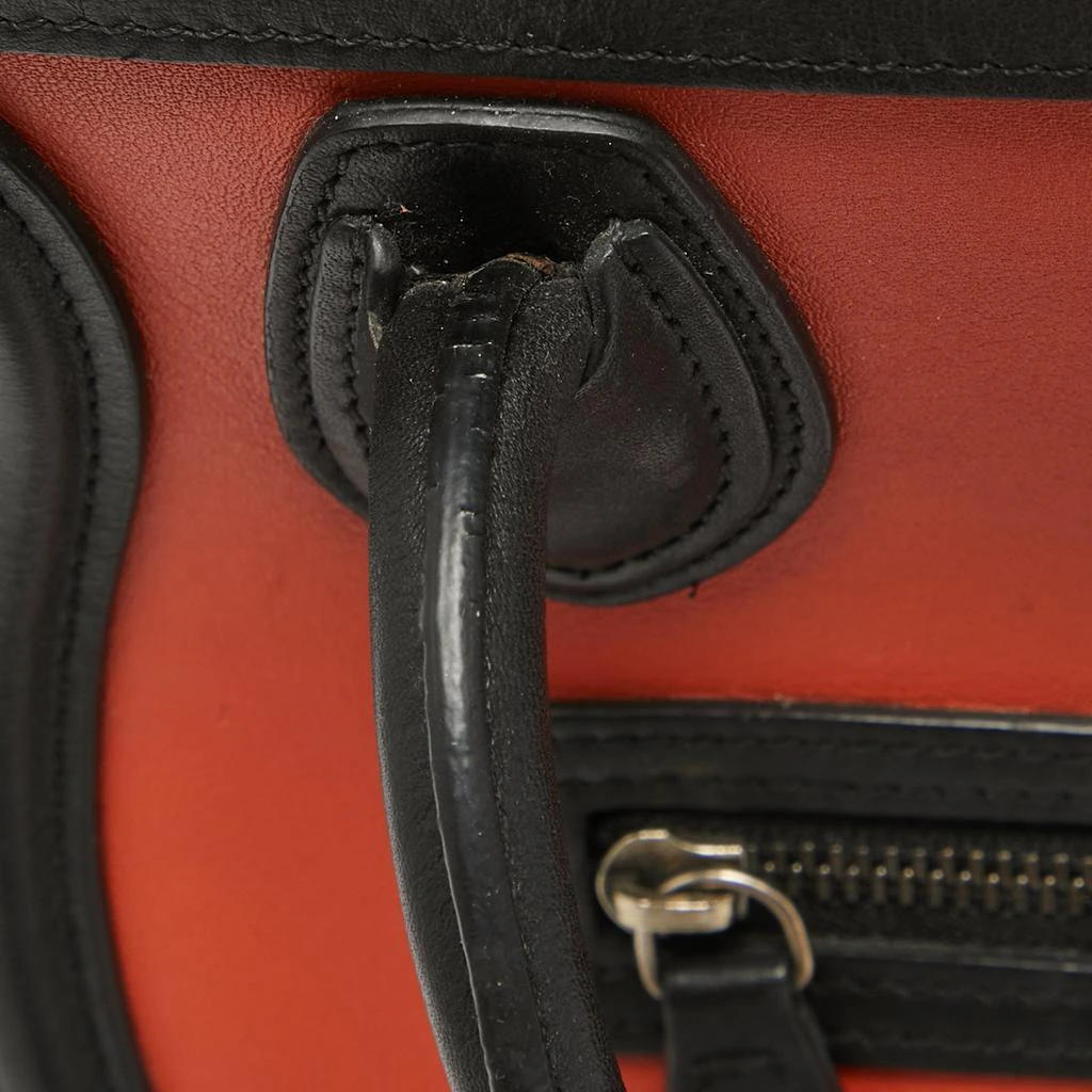 Celine Tri Color Leather Nano Luggage Tote 4