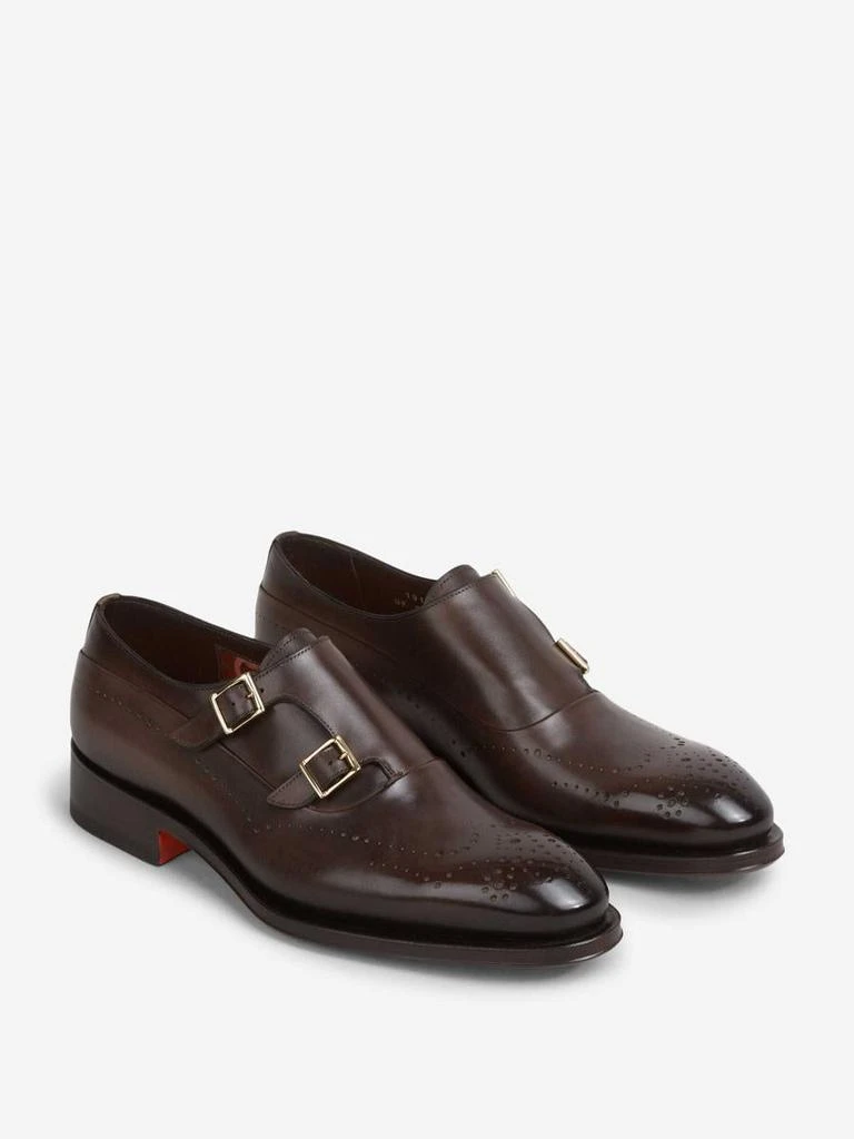 Santoni Santoni Brogue Buckle Shoes 3