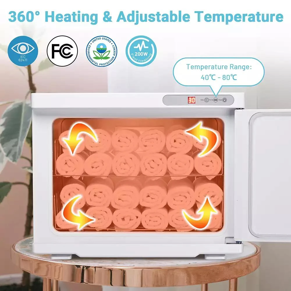 Byootique 23L Portable Hot Towel Warmers Spa for Barber Shop with Heater Delay Facial Nails Salon Massage Esthetician Home 6