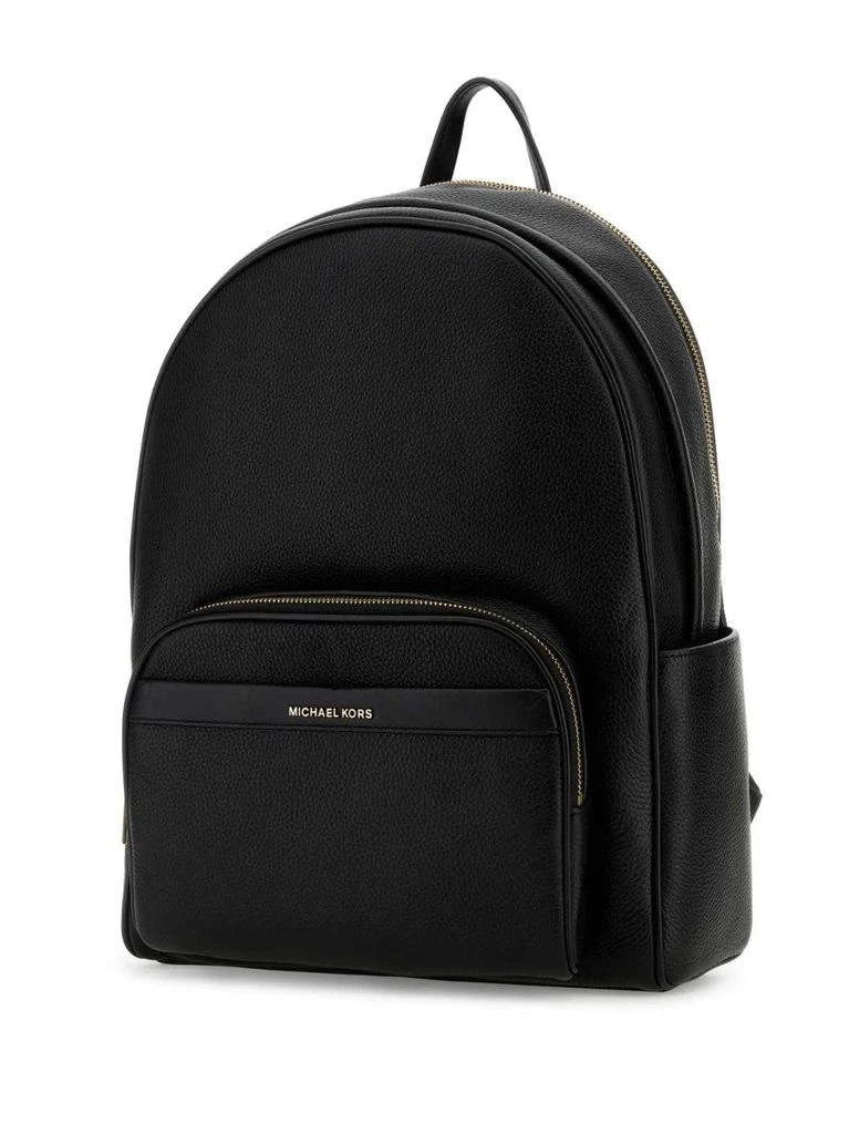 Michael Kors Black Textured Backpack with Gold Accents Michael Kors Black Textured Backpack with Gold Accents  main image 3