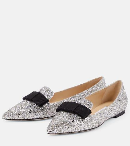 Jimmy Choo Gala glitter ballet flats 5