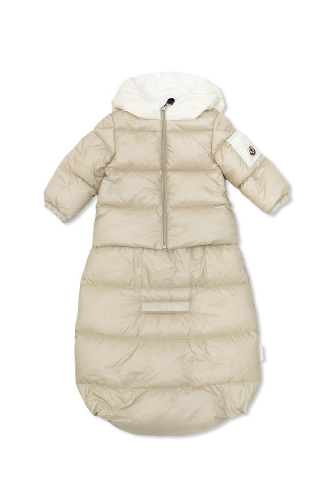 Moncler Enfant Logo Patch Detachable Sleeping Bag Jacket