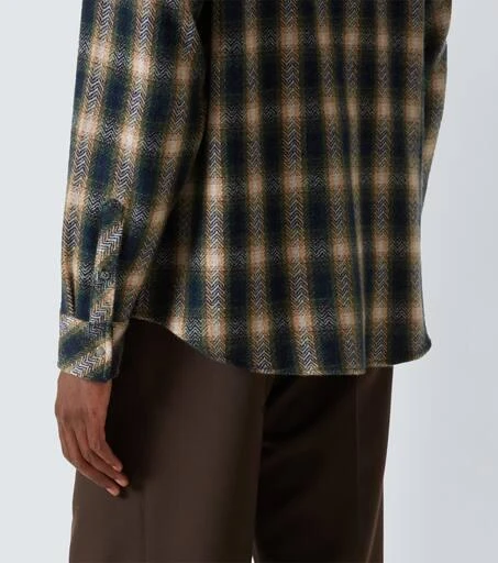 God's True Cashmere Tartan cashmere shirt 6