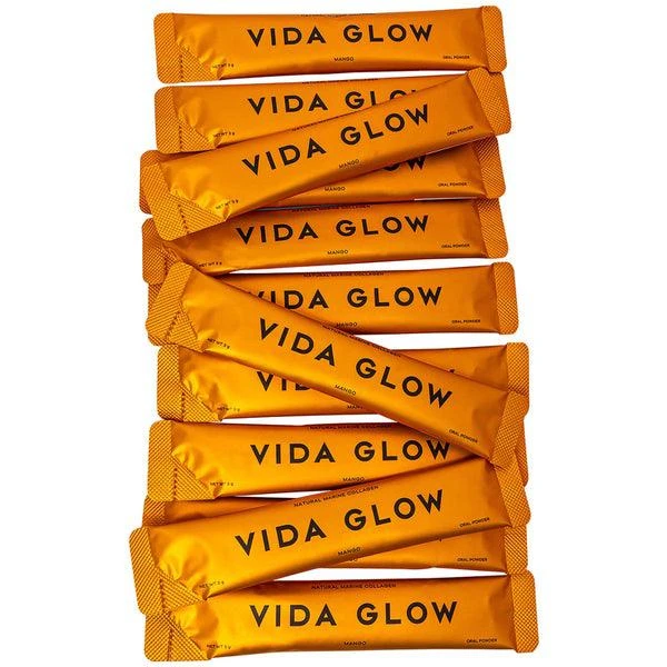 Vida Glow Vida Glow Natural Marine Collagen Sachets - Mango 3