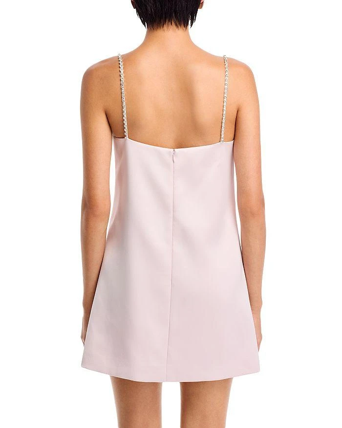 Self Portrait Satin Diamante Mini Dress 4