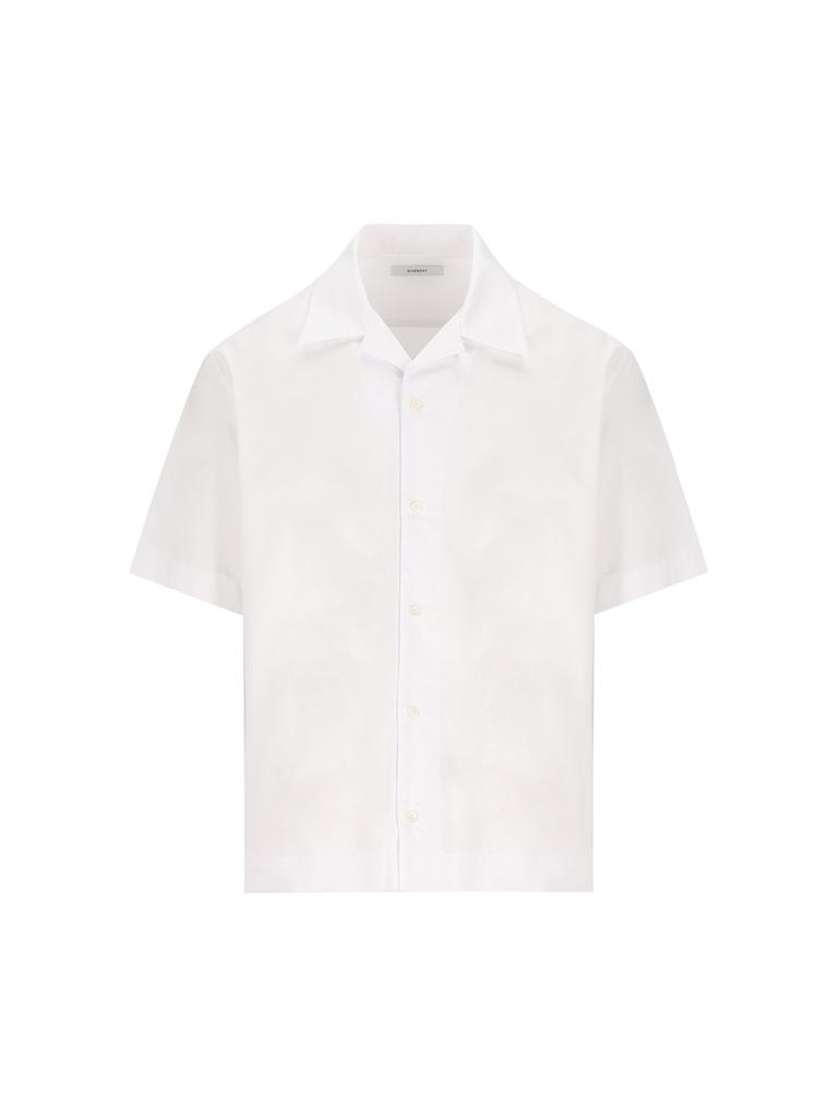 Givenchy Paris Logo Zigzag Stitching Short-Sleeved Shirt – On Sale