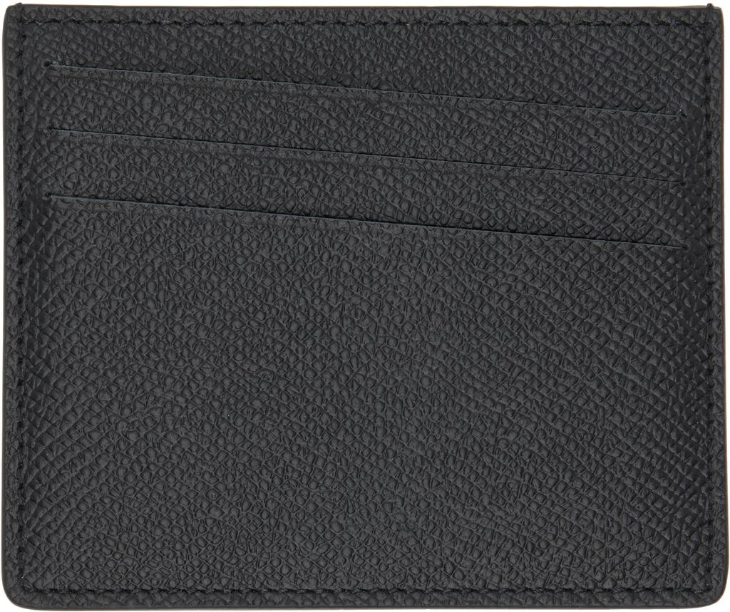 MAISON MARGIELA Black Four Stitches Card Holder 2