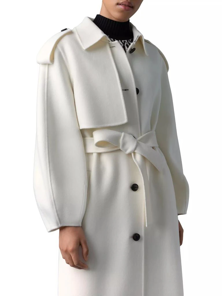 Mackage Ceyla Double-Face Wool Belted Coat 6