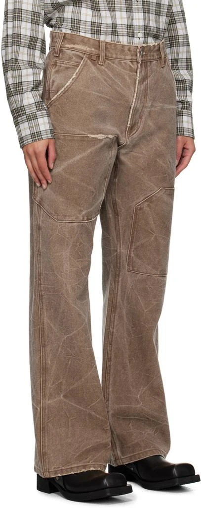 Acne Studios Brown Patch Jeans 2