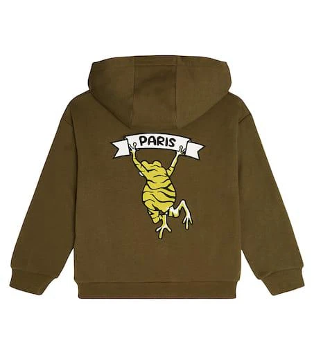 Kenzo Baby cotton-blend fleece hoodie 4