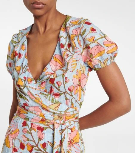 Poupette St Barth Floral minidress 4