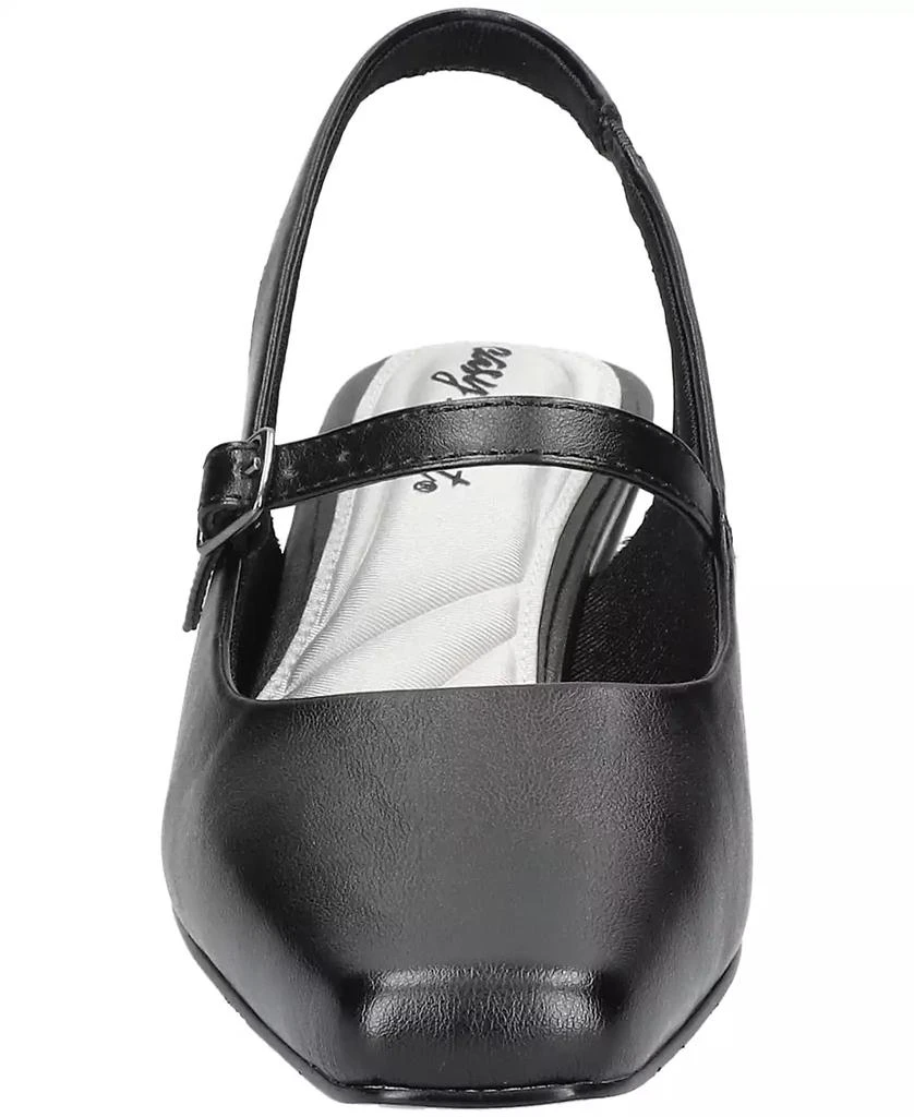 Easy Street Women's Cameo Square Toe Slingback Pumps 9