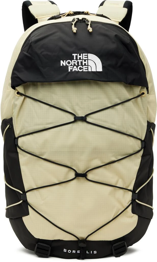 The North Face Beige & Black Borealis Backpack 1