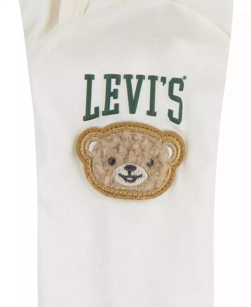 Levi's Baby Boys Deboss Overall and Bodysuit, 2-Piece Set 3