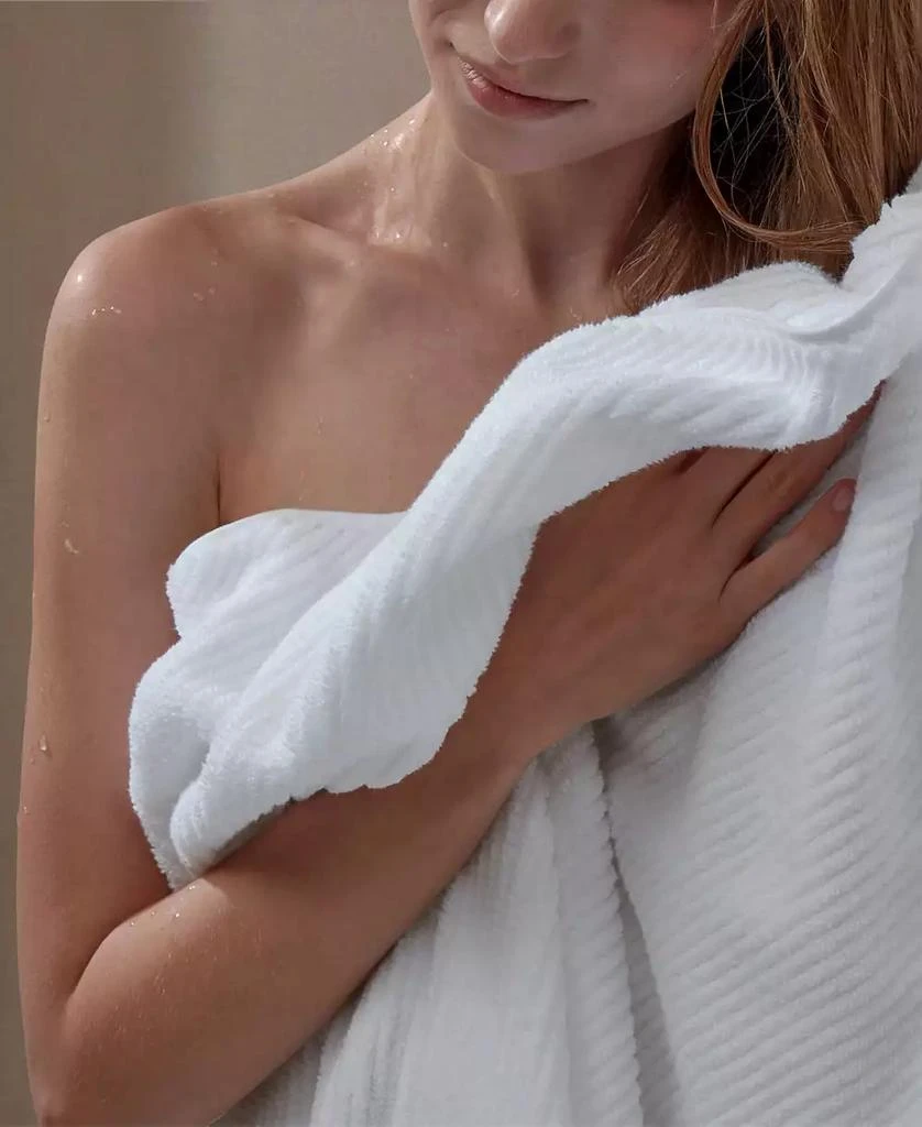 Madison Park Diagonal Ribbed Cotton 4-Pc. Bath Towel Set 26