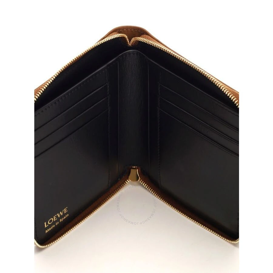 Loewe Knot Compact Zip Around Wallet - Brown 3