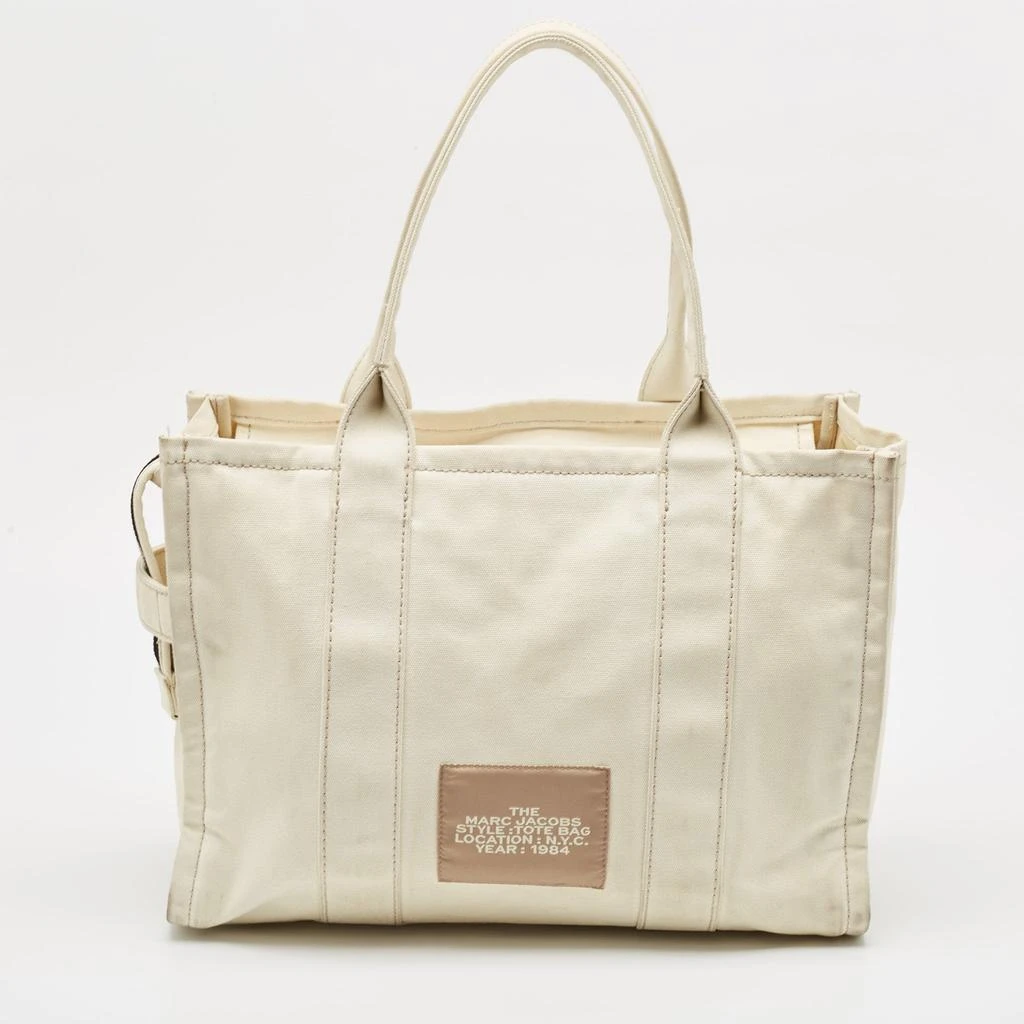 Marc Jacobs Cream Canvas Large The Tote Bag 1