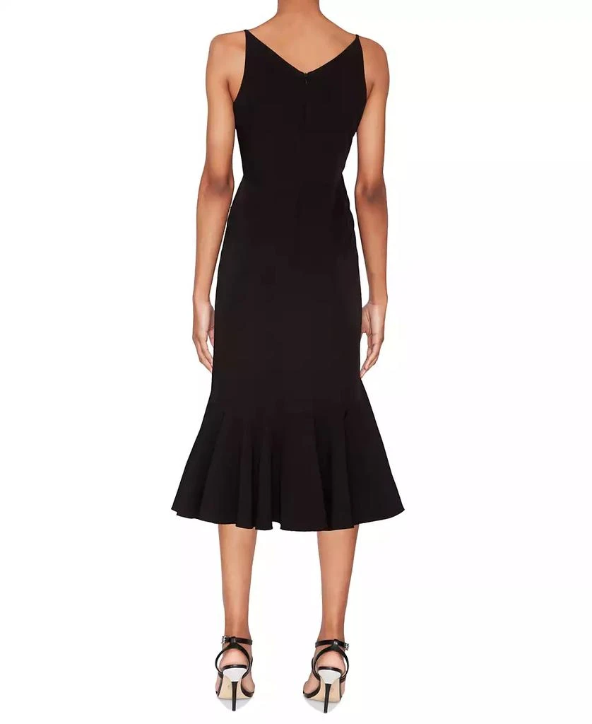 WHITE TIE by Shani Shani Women's Laser Cut Flounce-Hem Midi Dress 3